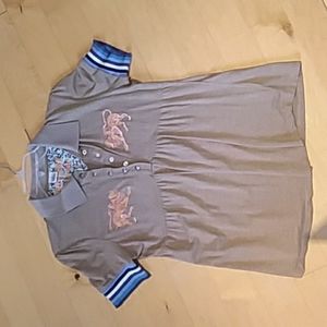 Parasuco denim legend baby doll style polo shirt